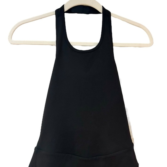 RARE FP Movement End Zone One Piece Sz M Black Halter Cutout Active Jumpsuit - Picture 5 of 15
